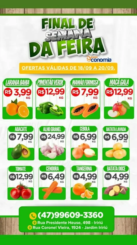 Encarte Supermercados Economia