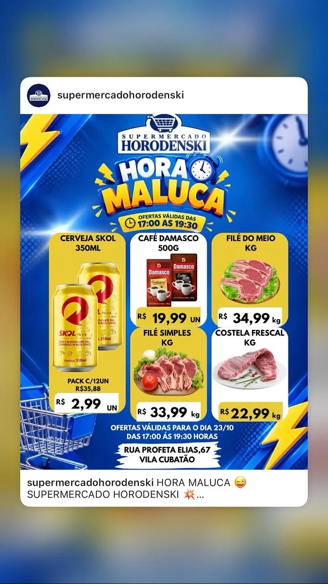 Encarte Supermercado Horodenski
