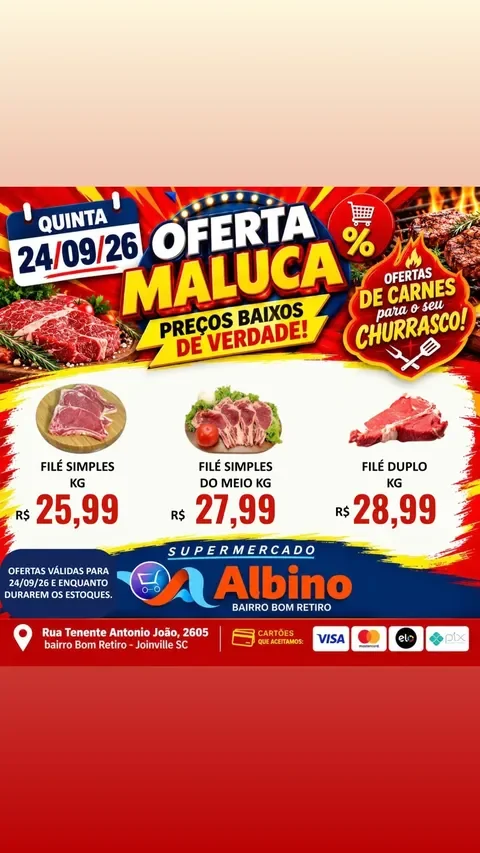 Encarte Supermercado Albino