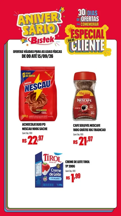 Encarte Bistek Supermercados