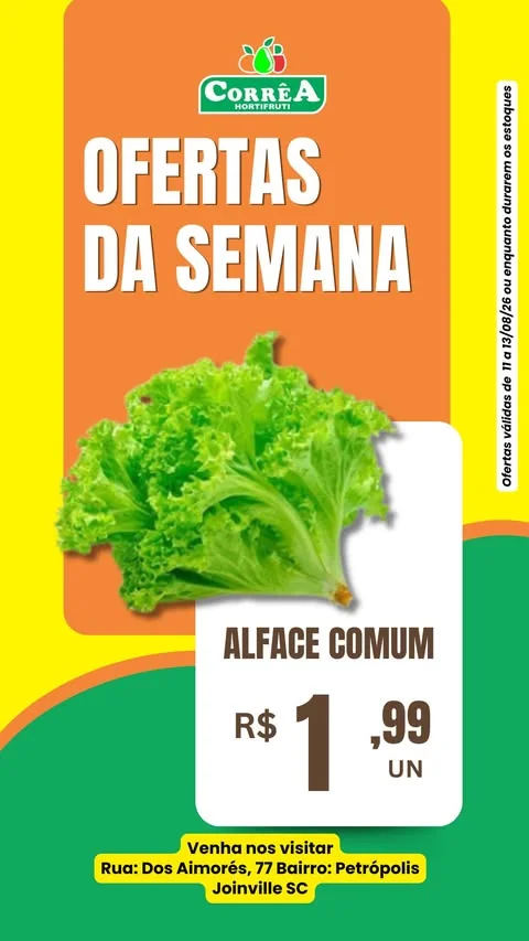Encarte Hortifruti correa
