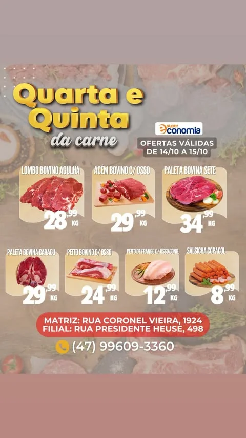 Encarte Supermercados Economia