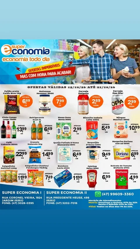 Encarte Supermercados Economia