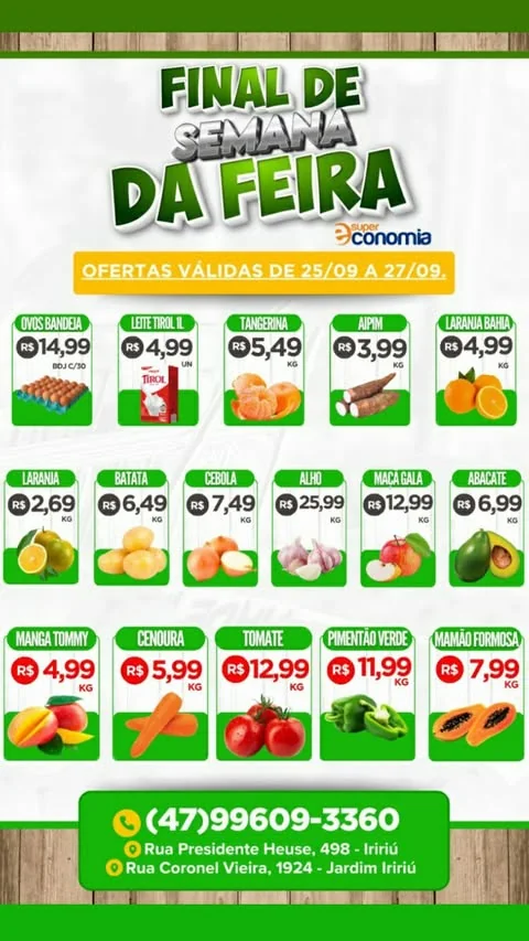 Encarte Supermercados Economia