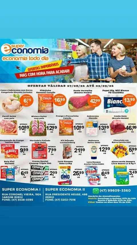 Encarte Supermercados Economia