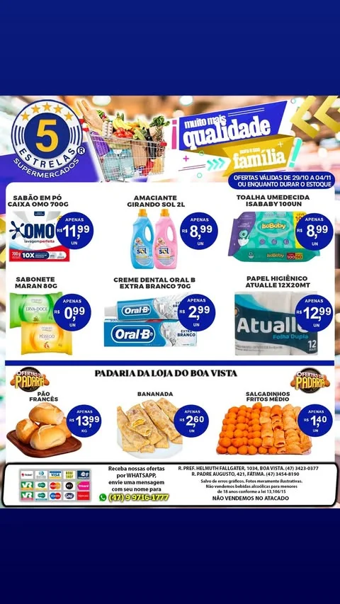 Encarte Supermercados 5 Estrelas