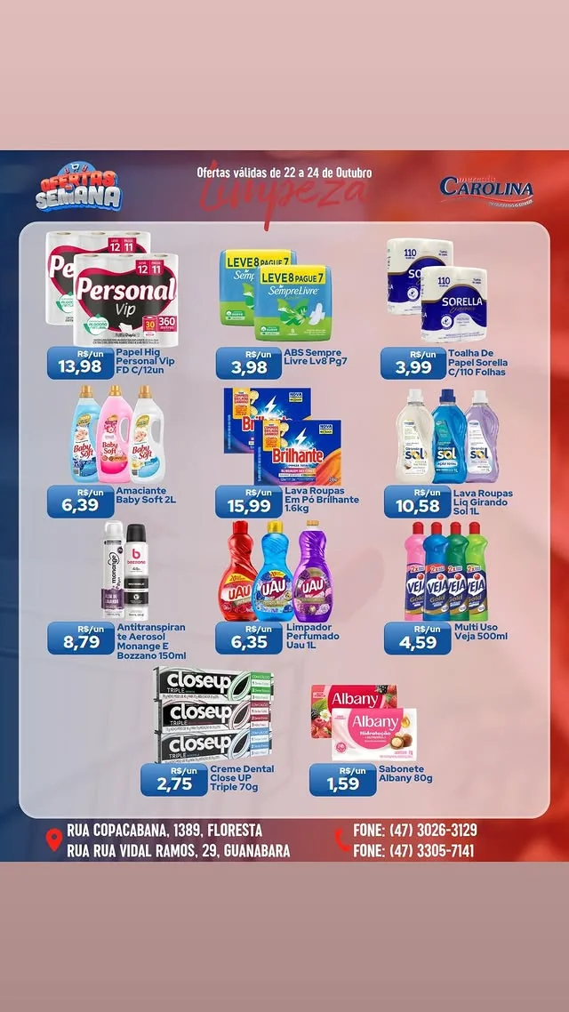 Encarte Supermercado Carolina