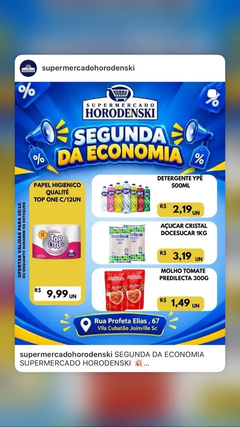 Encarte Supermercado Horodenski