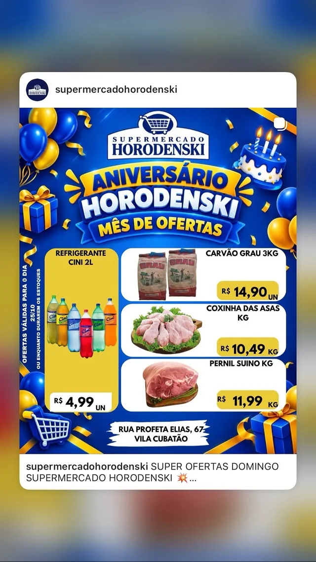 Encarte Supermercado Horodenski