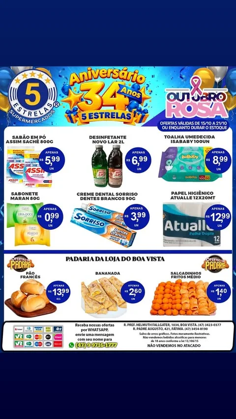 Encarte Supermercados 5 Estrelas