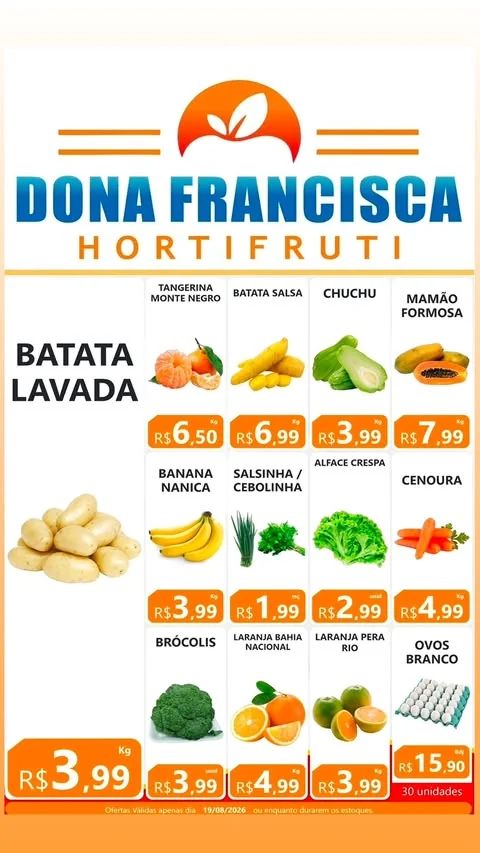Encarte Hortifruti Dona Francisca