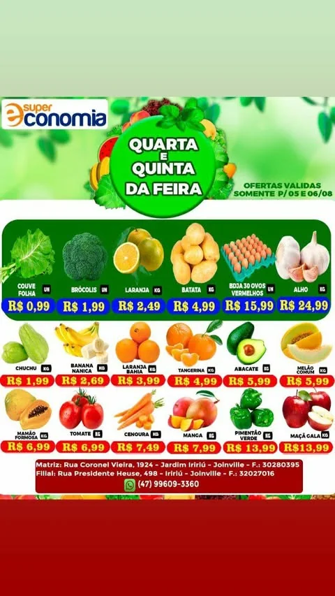 Encarte Supermercados Economia