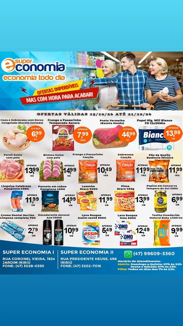 Encarte Supermercados Economia