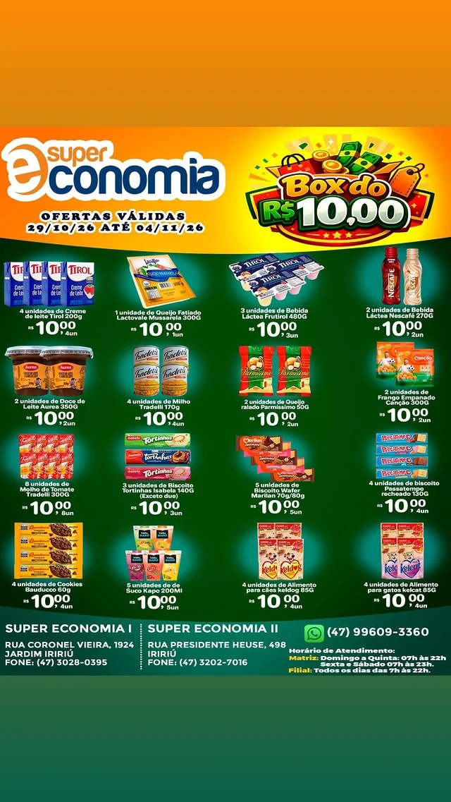 Encarte Supermercados Economia