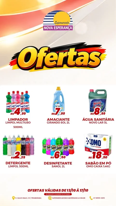 Encarte Supermercado Nova Esperanca