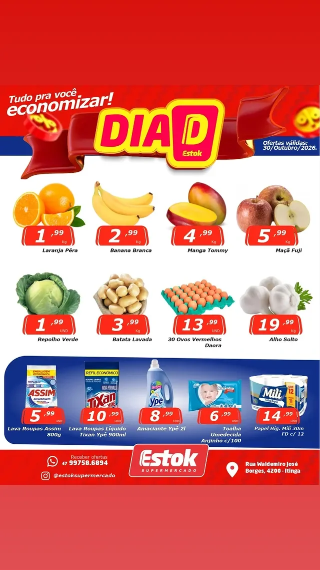 Encarte Estok Supermercado