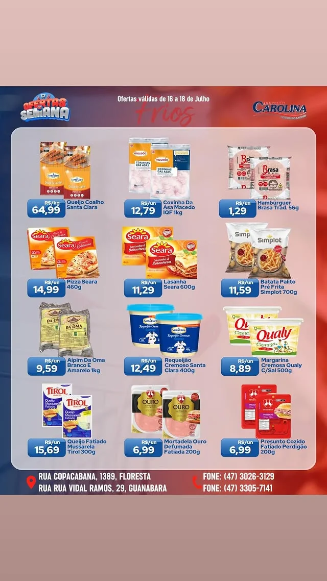 Encarte Supermercado Carolina