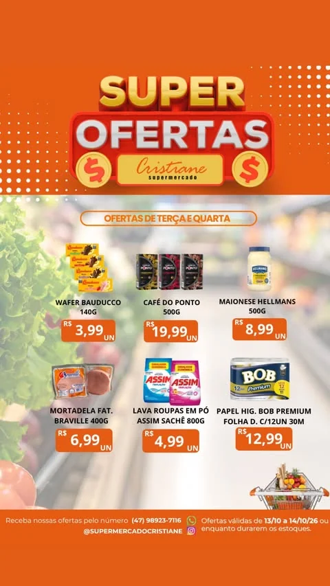 Encarte Supermercado Cristiane