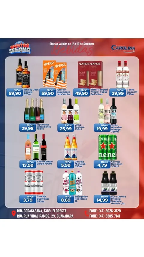 Encarte Supermercado Carolina