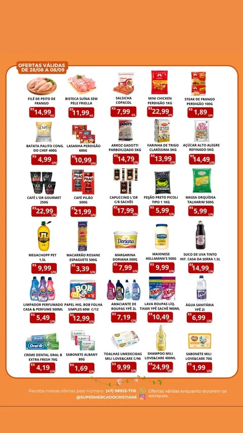 Encarte Supermercado Cristiane