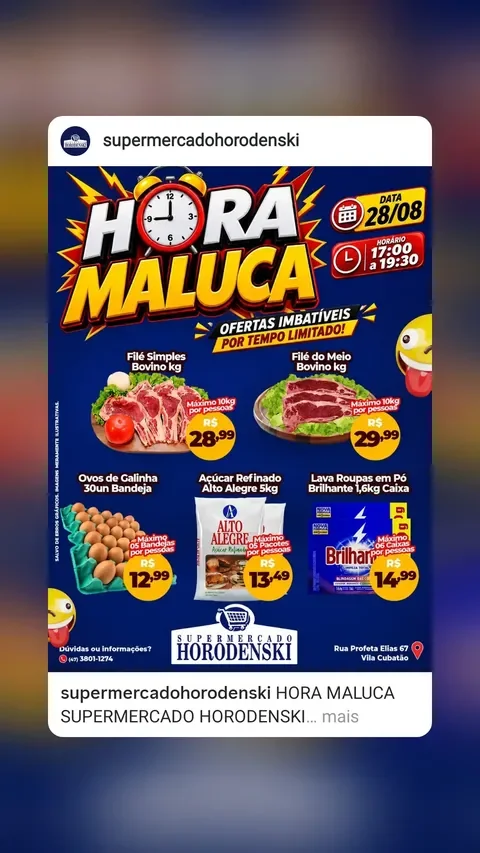 Encarte Supermercado Horodenski