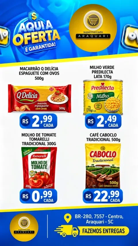 Encarte Supermercado Araquari