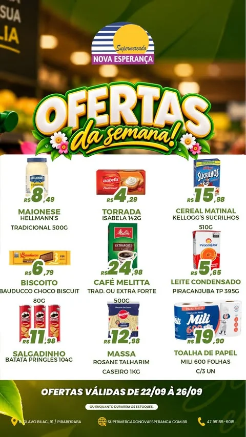 Encarte Supermercado Nova Esperanca