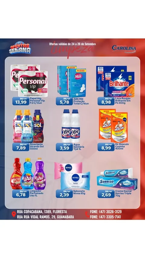 Encarte Supermercado Carolina